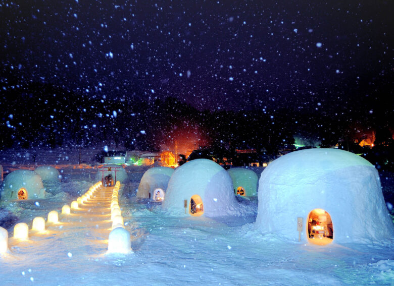 かまくら かまくらの里とかまくら祭り・長野県内のかまくら体験イベント